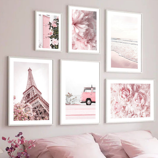 PINK ESCAPE WALL ART