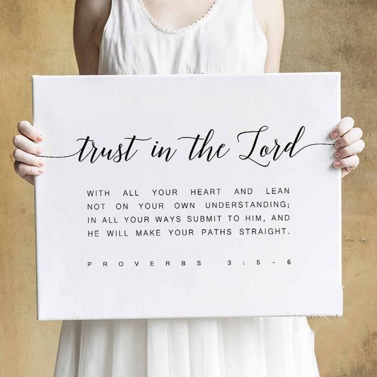 TRUST IN THE LORD WALL ART