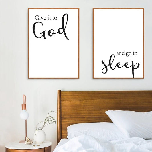 GIVE IT TO GOD WALL ART