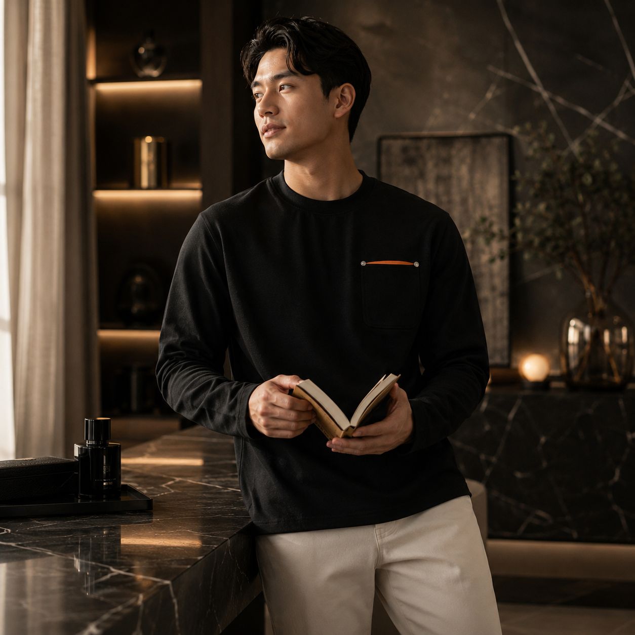 QUIET POCKET PULLOVER