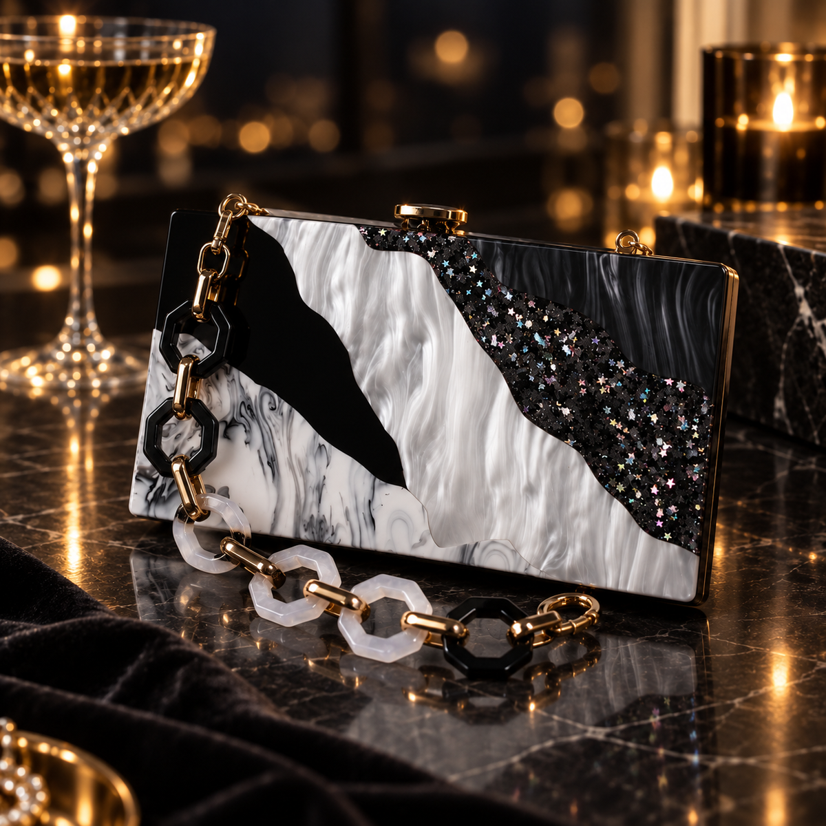 COSMIC MARBLE CLUTCH